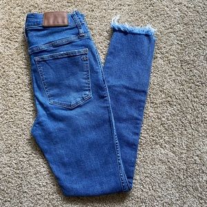 Madewell high rise skinny jeans